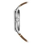 MIDO Multifort Patrimony - Swiss Automatic Watch for Men - Blue Dial - Case 40mm Stainless Steel - Tan Leather Strap- M0404071604000