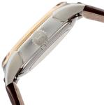 Hamilton Watch Jazzmaster Day Date Auto | Swiss Made | 42mm Stainless Steel Case | Silver Dial Analog Watch | Brown Leather Strap (Model: H42525551)