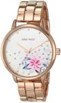 Nine West Women's Crystal Accented Bracelet Watch