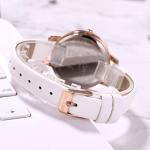 KIMOMT Women's Watches Leather Band Luxury Quartz Watches Waterproof Fashion Creative Wristwatch for Women Ladies