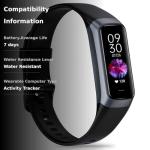 Bakoor Fitness Tracker, Blood Pressure Watch with 24/7 Heart Rate, 1.10" Step Counter Pedometer Calories Sleep Trackers, Activity Fitness Watch for Women Men