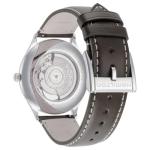 Hamilton Watch Jazzmaster Thinline Auto | Swiss Made | 40mm Stainless Steel Case | White Dial Analog Watch | Green Leather Strap (Model: H38525811)