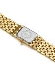 O.M.J Gold-Tone Stainless Steel Watch for Women Quartz Movement Mineral Glass
