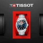 Tissot Mens Gentleman Powermatic 80 Open Heart 316L Stainless Steel case Automatic Watches, Grey, Stainless Steel, 21 (T1274071104101)