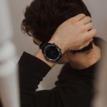 WOCCI 20mm Black Silicone Quick Release Watch Band