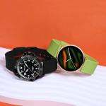 WOCCI 20mm Black Silicone Quick Release Watch Band