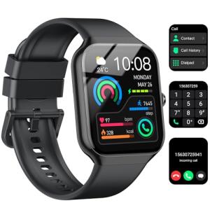 Smart Watch for Men Women, 1.96"HD Smartwatch (Answer/Make Call) with Heart Rate/Sleep Monitor/Pedometer/Spo2, 2025 New Fitness Watch 113+ Sport Modes, IP68 Waterproof Activity Tracker for Android iOS
