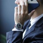 WOCCI 20mm Watch Band, Italian Leather, Embossed Alligator Grain, Gold Buckle (Brown)