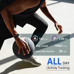 FITVII Slim Fitness Tracker with Blood Oxygen, Blood Pressure, 24/7 Heart Rate and Sleep Tracking, IP68 Waterproof Activity Trackers and Smart Watches with Step Tracker, Pedometer for Women Men