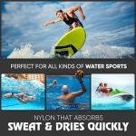 Alpine Sporty Nylon Watch Band | Waterproof Quick Release Watch Bands | Black Lightweight & Adjustable Watch Straps for Men |20mm Replacement Watch Band Compatible with Regular & Smart Watches