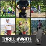 Alpine Sporty Nylon Watch Band | Waterproof Quick Release Watch Bands | Black Lightweight & Adjustable Watch Straps for Men |20mm Replacement Watch Band Compatible with Regular & Smart Watches