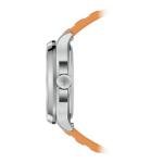 MIDO Multifort TV Big Date - Swiss Automatic Watch for Men - 40mm Case - Grey Dial - Orange Rubber Strap M0495261708100