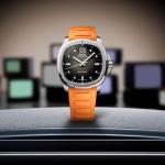 MIDO Multifort TV Big Date - Swiss Automatic Watch for Men - 40mm Case - Grey Dial - Orange Rubber Strap M0495261708100