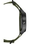 Timex Men's Expedition Scout 40mm Watch – Black Case Cream Dial with Green Fabric Strap