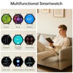 Smart Watch for Men Women(Answer/Make Calls), Smartwatch Built-in AI Voice, 1.27" HD Fitness Tracker with Heart Rate/Sleep/Step/SpO2 Monitor, 100+ Sports Modes, IP68 Waterproof Watch for Android iOS