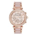 Michael Kors Parker Chronograph Rose Gold-Tone Stainless Steel Women's Watch (Model: MK5896)