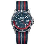 MIDO Ocean Star GMT - Swiss Automatic Watch for Men - 44mm Stainless Steel Case with Blue and Red Ceramic Rotating Bezel - Blue Dial - Stainless Steel Bracelet - M0266291104100