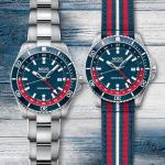 MIDO Ocean Star GMT - Swiss Automatic Watch for Men - 44mm Stainless Steel Case with Blue and Red Ceramic Rotating Bezel - Blue Dial - Stainless Steel Bracelet - M0266291104100