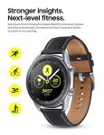 Samsung Galaxy Watch 3 (41mm, GPS, Bluetooth) Smart Watch with Advanced Health monitoring, Fitness Tracking , and Long lasting Battery - Mystic Silver (US Version)- (Renewed)