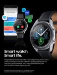 Samsung Galaxy Watch 3 (41mm, GPS, Bluetooth) Smart Watch with Advanced Health monitoring, Fitness Tracking , and Long lasting Battery - Mystic Silver (US Version)- (Renewed)