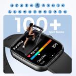 Smart Watch (Answer/Make Call), 1.96" SmartWatches for Men Women with Heart Rate/Activity Tracking, Fitness Tracker Watch with IP68 Waterproof/Pedometer, Smart Watch for Android/iPhone Compatible