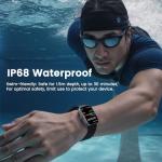 Smart Watch (Answer/Make Call), 1.96" SmartWatches for Men Women with Heart Rate/Activity Tracking, Fitness Tracker Watch with IP68 Waterproof/Pedometer, Smart Watch for Android/iPhone Compatible