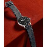 Timex Men's Marlin Automatic 40mm Watch - Black Strap Black Dial Stainless Steel Case