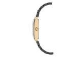 Anne Klein Women's AK/2952BKGB Gold-Tone and Black Ceramic Bracelet Watch