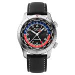 Alpina Men's Swiss Startimer Worldtimer Quartz Watch, Stainless Steel, GMT, Sapphire Crystal