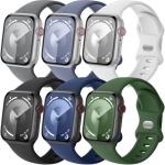 Lenrao Compatible with Apple Watch Bands for Men,Sport Silicone Band Compatible with Apple Watch Bands 44mm 45mm 46mm 42mm 49mm/for iWatch Bands for Men/Watch Series 11/10/9/8/7/6/5/4/3/2/1 SE Ultra