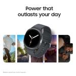 Samsung Galaxy Watch 8 (2025) 44mm Bluetooth Smartwatch, Cushion Design, Fitness Tracker, Sleep Coaching, Running Coach, Energy Score, Heart Rate Tracking, Graphite [US Version, 2 Yr Warranty]