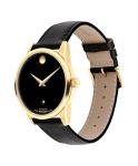 Movado Museum Classic Men's Automatic Watch, Leather Strap, Self-Winding Luxury Timepiece - Gift for Him - 40mm
