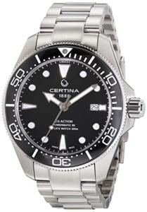 Certina, Mens, DS ACTION Diver 43mm , Stainless Steel, Swiss Automatic, Diving Watch, C0326071105100