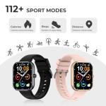 Smart Watch for Men Women with Bluetooth Calls, 1.83" HD Touchscreen Fitness Tracker, 110+ Sport Modes, Heart Rate/Sleep Monitor/Pedometer, IP68 Waterproof, Activity Tracker for Android iOS, Black