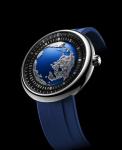 CIGA Design Mechanical Automatic Watch Blue Planet U Series Stainless Steel/Titanium/Ceramics Case Sapphire Crystal Fluororubber/Ceramics Strap Watches Gifts for Men and Women (Blue Planet Ⅱ Atlantic Titanium)