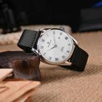 ANNEFIT Quick Release Watch Bands 20mm, Military Nylon Watch Strap for Men, Heavy Duty Stainless Steel Brushed Silver Buckle (Black)