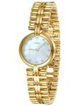 O.M.J Ladies Quartz Women Wrist Watch Gold-Tone Stainless Steel Mother of Pearl Dial 3ATM Water Resistant
