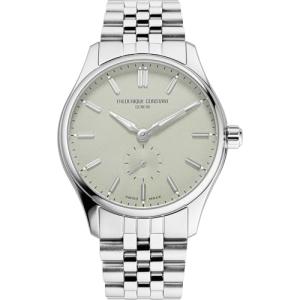 Frederique Constant Men's Classic Swiss Made Automatic Silver Stainless Steel Watch, Sage Green Dial, Style: FC-530GR3B6B