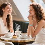 OLEVS Women's Wrist Watches Luxury Elegant Stainless Steel Blue Dial Waterproof Luminous Diamond Women's Fashion Watch Ladies Watches for Small Wrist