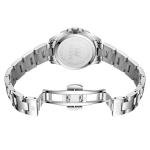 OLEVS Women's Wrist Watches Luxury Elegant Stainless Steel Blue Dial Waterproof Luminous Diamond Women's Fashion Watch Ladies Watches for Small Wrist