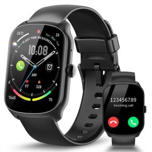 Smart Watch for Men Women, 1.95'' HD Curved Screen Smartwatch(Answer/Make Call), Fitness Tracker with 112 Sport Modes, IP68 Waterproof Fitness Watch with Heart Rate/Sleep Monitor/Pedometer/Calories