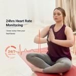 Vilsaw Smart Watch, Fitness Smartwatch with Heart Rate Monitor & Sleep Monitor Health and Fitness Tracker with SpO2 Compatible with iPhone and Android Phones VM 416 Black