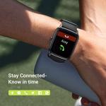 Vilsaw Smart Watch, Fitness Smartwatch with Heart Rate Monitor & Sleep Monitor Health and Fitness Tracker with SpO2 Compatible with iPhone and Android Phones VM 416 Black