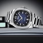MIDO Multifort TV Big Date - Swiss Automatic Watch for Men - 40mm Case - Blue Dial - Stainless Steel Bracelet - M0495261104100