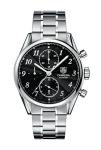 TAG Heuer Men's CAS2110.BA0730 Carrera Black Dial Chronograph Steel Watch