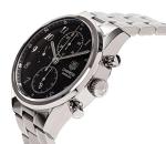 TAG Heuer Men's CAS2110.BA0730 Carrera Black Dial Chronograph Steel Watch