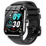 Jacoosa Smart Watch, 1.83" HD Touchsreen Fitness Tracker, Bluetooth Calls, 5 ATM Waterproof, 130+ Workouts, Health & Sleep Tracking, Timer, for Android/iPhone (Black)