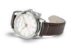 Hamilton Watch Jazzmaster Day Date Swiss Automatic Watch 40mm Case, White Dial, Leather Strap (Model: H32505511)