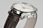 Hamilton Watch Jazzmaster Day Date Swiss Automatic Watch 40mm Case, White Dial, Leather Strap (Model: H32505511)
