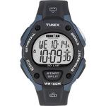 Timex Men's Ironman Triathlon Classic 30 38mm Watch – Blue & Black Case with Black Resin Strap